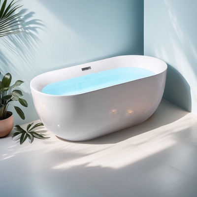 独立式大陆亚克力环保材质浴缸