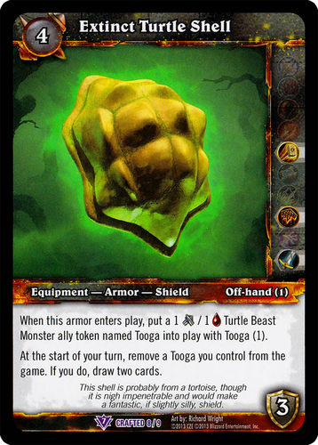 魔兽卡牌英文锻造卡Extinct