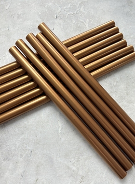 复古古红金色网红色热熔胶棒火漆印章美缝蜡片DIY制作手账7MM11MM