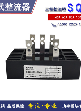 SQL40A60A80A100A1000V1200V 1600V三相整流桥式模块桥堆西整