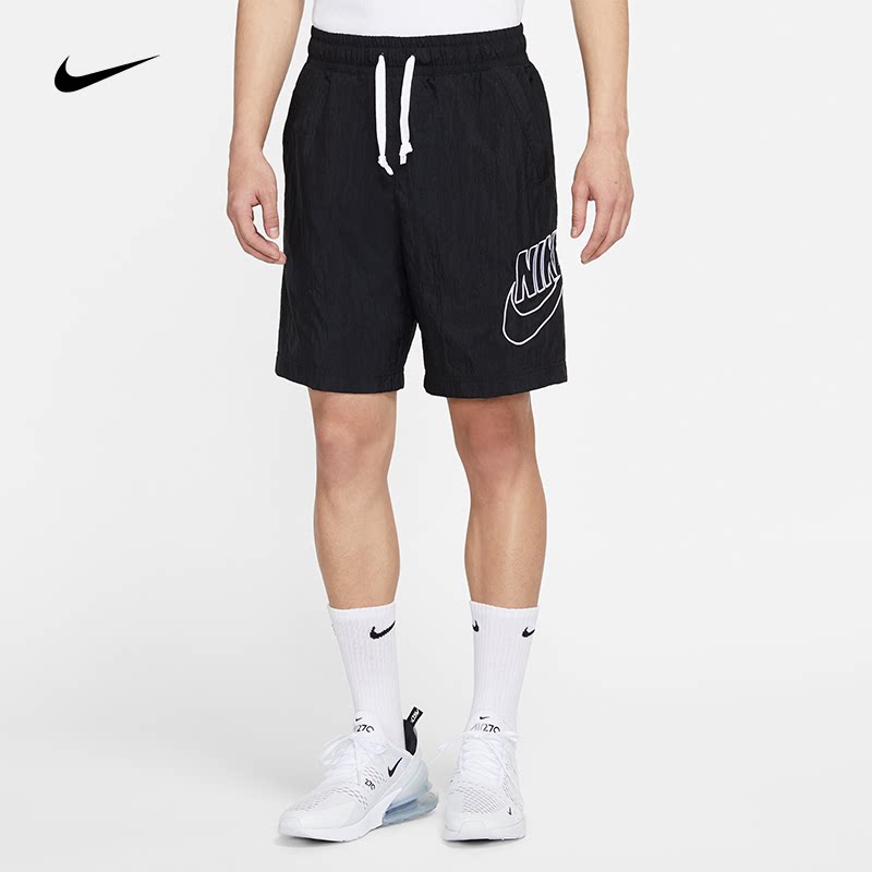 耐克/nike男子运动训练休闲透气大勾子梭织短裤db3811-010-455