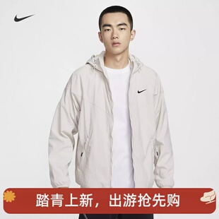 耐克/NIKE男子运动休闲摇粒绒衬里梭织夹克外套HV1065-007-072