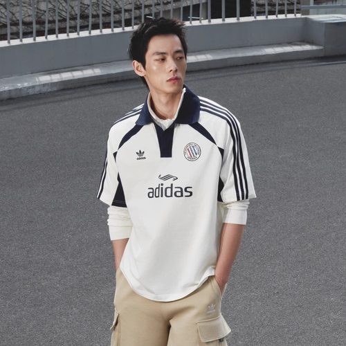 阿迪达斯三叶草男子运动宽松休闲经典复古纯棉短袖POLO衫KD0945