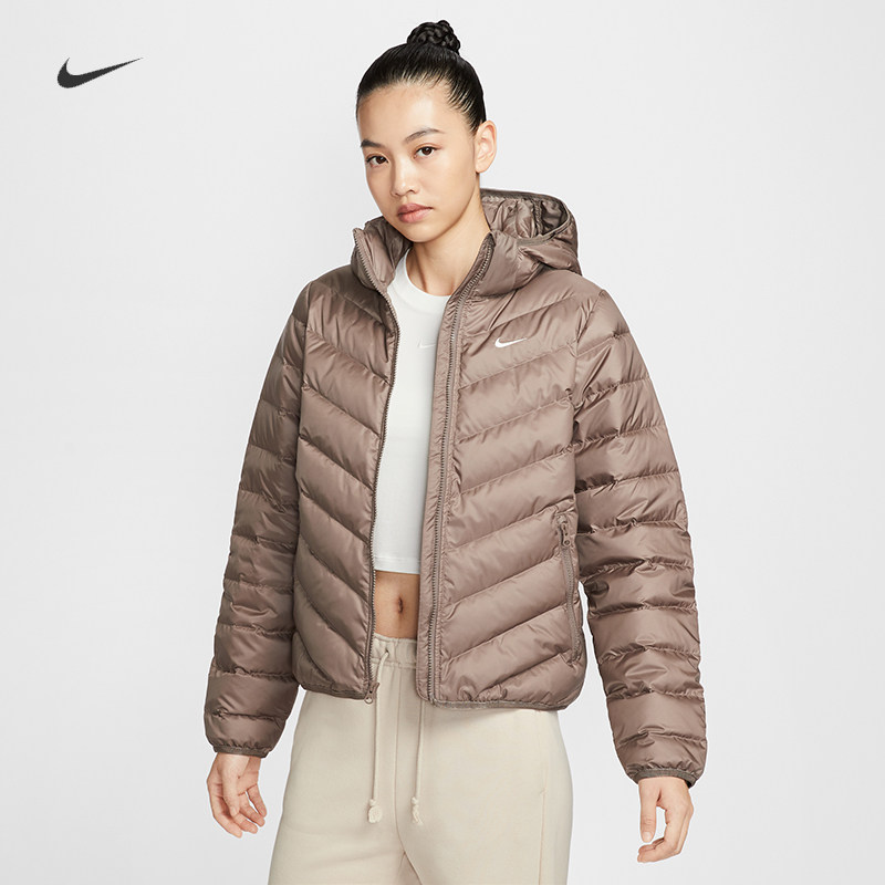 耐克/NIKE女子运动休闲拒水保暖轻便羽绒服外套HV5106-072-010