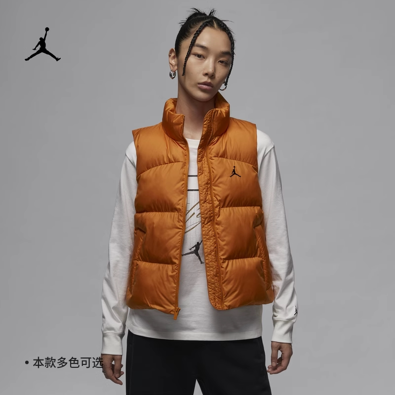 耐克女子休闲秋冬保暖棉马甲背心