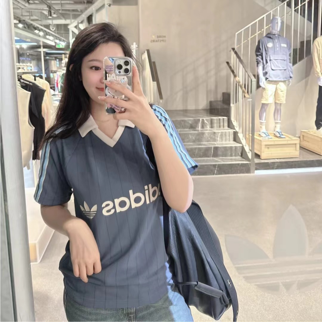 阿迪达斯男子休闲短袖T恤球衣