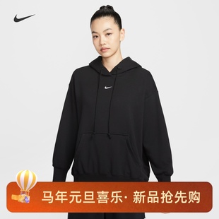 印花连帽卫衣HV8103 新款 010 NIKE女子运动宽松休闲2026春季 耐克