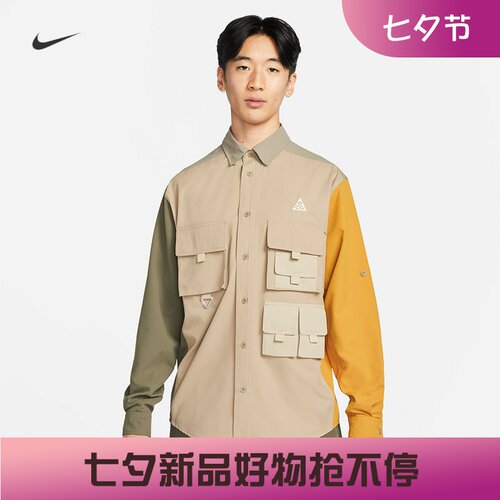 耐克男子运动休闲工装衬衫外套