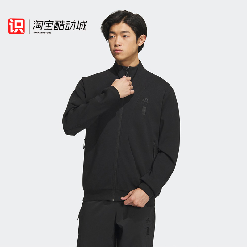 adidas男子训练休闲武极立领夹克