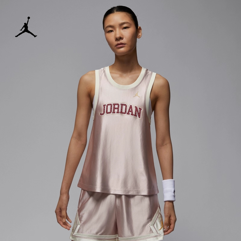 耐克/NIKE JORDAN女子运动休闲速干透气新款篮球背心II0486-667