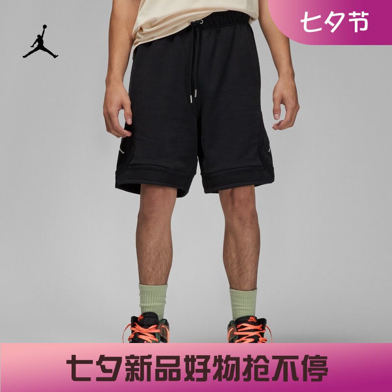 耐克JORDAN男子休闲纯棉针织短裤
