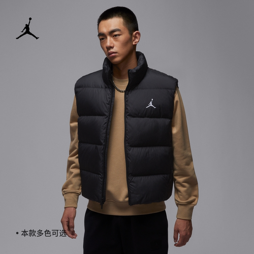 耐克/NIKE JORDAN男子运动休闲防泼水轻便羽绒马甲IF4262-010-222