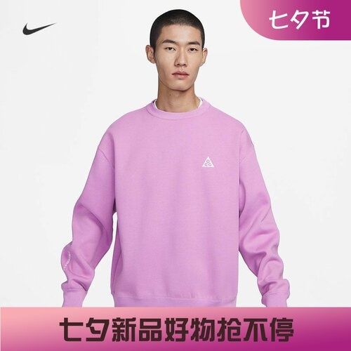 耐克男子运动休闲加绒圆领卫衣