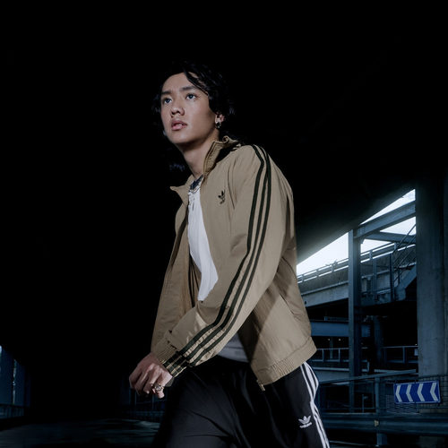 阿迪达斯三叶草男子复古风三条纹立领运动夹克外套JY1328 JY1333