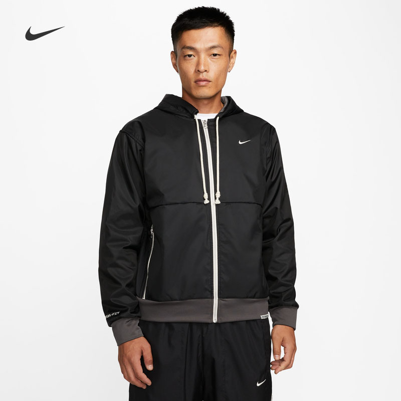 耐克男子运动休闲加绒篮球外套