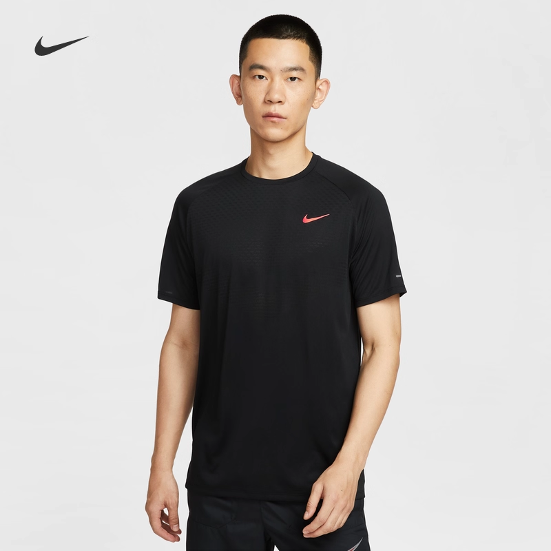 耐克/NIKE ADV男子运动训练速干印花新款跑步短袖T恤HV2129-010