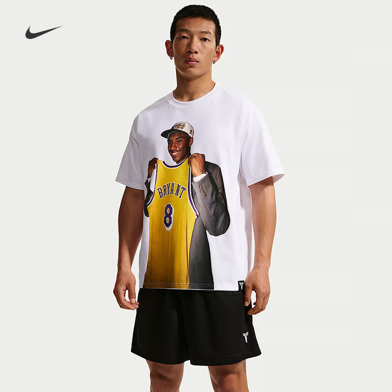 耐克/NIKE KOBE男子运动宽松休闲速干印花短袖T恤IF4960-010-100