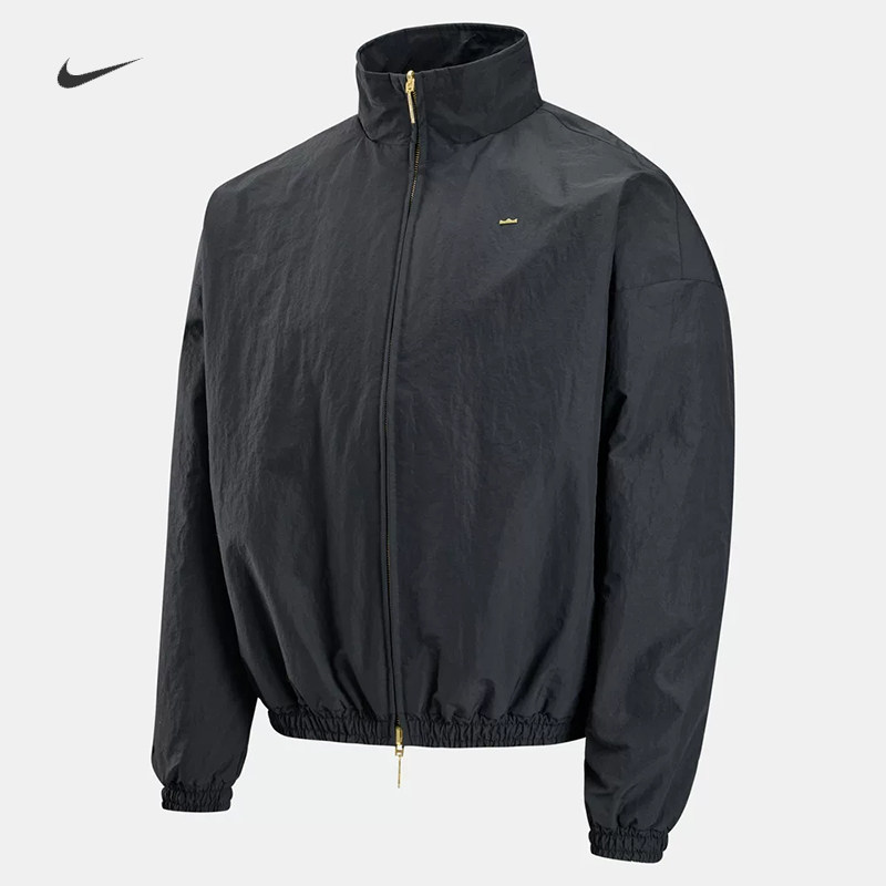 耐克/NIKE男子运动休闲詹姆斯梭织立领篮球夹克外套IM5184-010