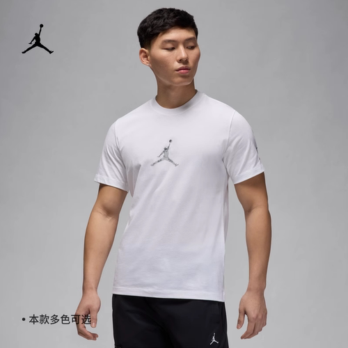 耐克男子休闲纯棉印花短袖T恤