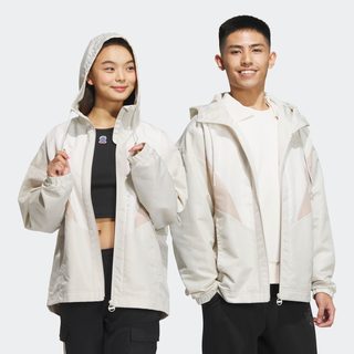 Adidas阿迪达斯NEO男女情侣情人节款连帽夹克外套IK6004 IK6005