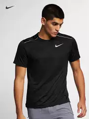 Nike/Nike Men's Sports Running Training Quick-Drying Breathable Round Neck Short-Sleeved T-Shirt Aj7566-010-352