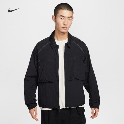 耐克/NIKE TECH男子运动休闲机能风衬衫式夹克外套IF1348-010-068