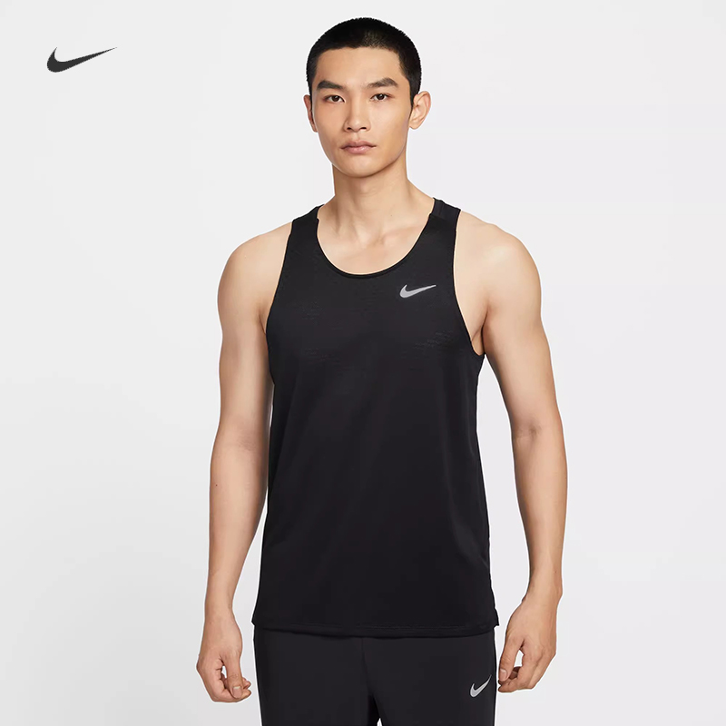 耐克男子训练速干夏季跑步背心