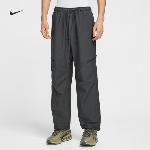 耐克/NIKE TECH男子运动宽松休闲刺绣直筒工装长裤HV0958-010-060