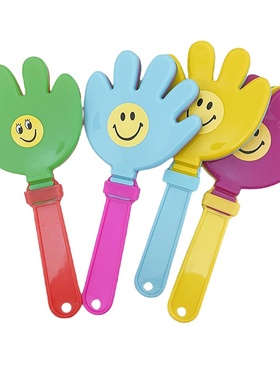 28CM塑料胖手拍拍手器手掌拍国庆节日表演出比赛活动加油助威道具