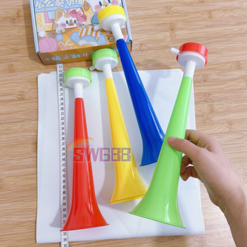 三节伸缩喇叭运动会加油道具玩具