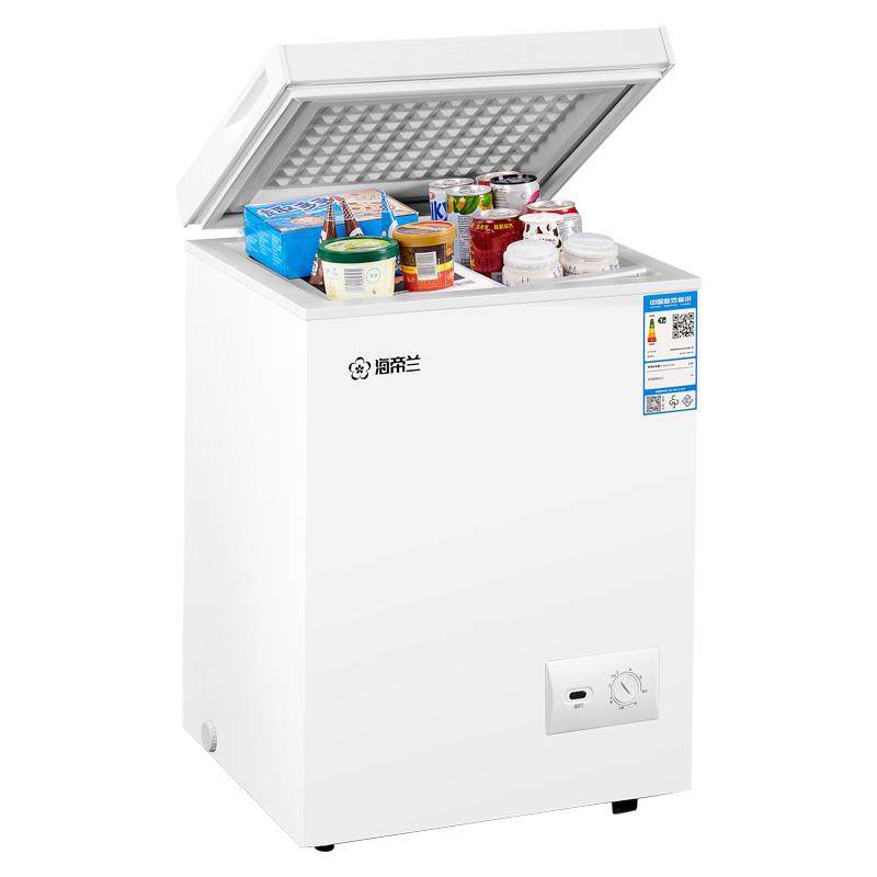 一级节能兰小冰柜家用小型全冷冻冷藏两用柜迷你商用冷冻柜箱速冻