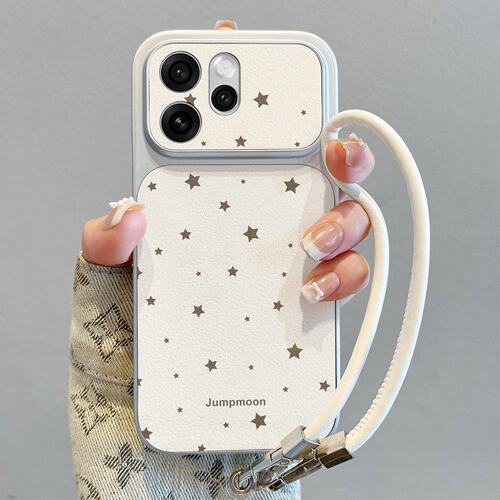 ins韩风皮纹棕色星星FIND X9Ultra/X8S+适用OPPO Reno15/14/13pro手机壳K12X情侣A6Pro简约A5防摔9磨砂高级感