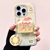 9高级感8T新款 oneplus女ACE2V 绿色泼墨抹茶蛋糕磁吸支架适用1加ACE5至尊一加13T手机壳1 ACE3Pro防摔11