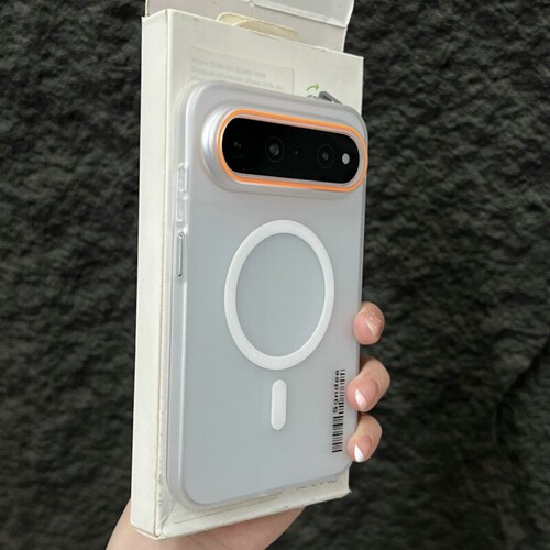 ins月光白色磁吸充电适用谷歌Pixel 11pro手机壳Google 10A透明9A磨砂轻薄8A/7A/6A冷淡风大孔硬壳磨砂肤感