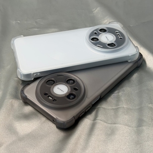 四角防摔肤感磨砂太空壳适用MATE80/60PRO华为Nova14/13/11手机壳12畅享70透黑白色9全包P60软50硅胶40麦芒30