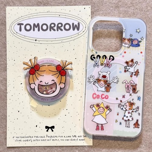 卡通玩耍CoCo酱摇摇乐磁吸支架适用魅族21/22/20全包meizu21 class手机壳note16S/9女18新款17SPRO防摔ucky08