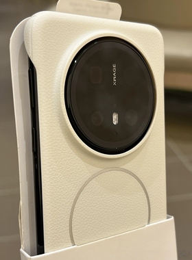 月光白色荔枝纹强磁吸Find X8Ultra适用Reno14/一加13T手机壳X8S+半包硬壳ACE5散热PRO金属圈大孔车载商务薄