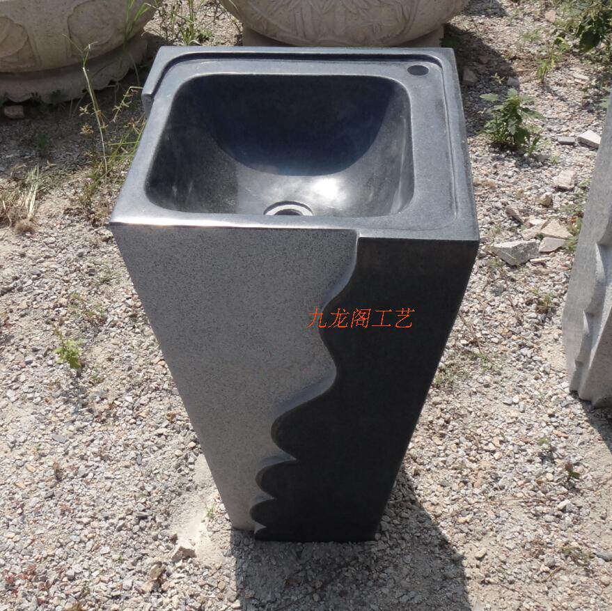 浴室艺术洗手盆庭院天然石头