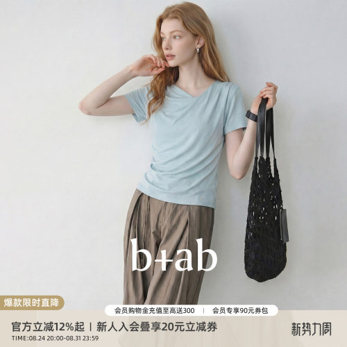itb+ab短袖T恤女温柔风不