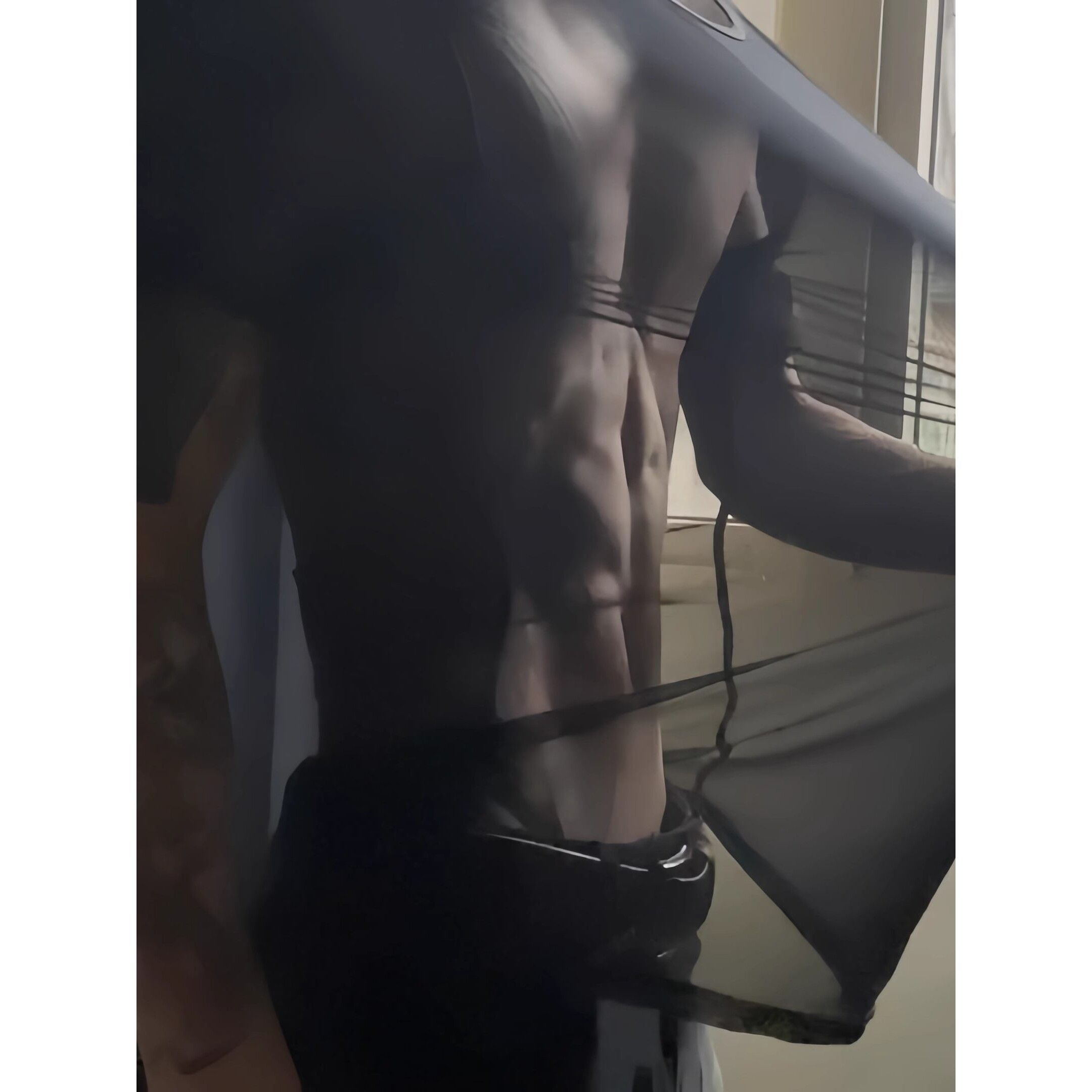 男士性感透视网纱背心体育生超薄透视黑丝上衣健身肌肉修身背心