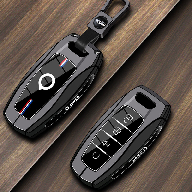 专用长城炮钥匙套23款商用版2024乘用版皮卡改装金属车遥控壳扣包