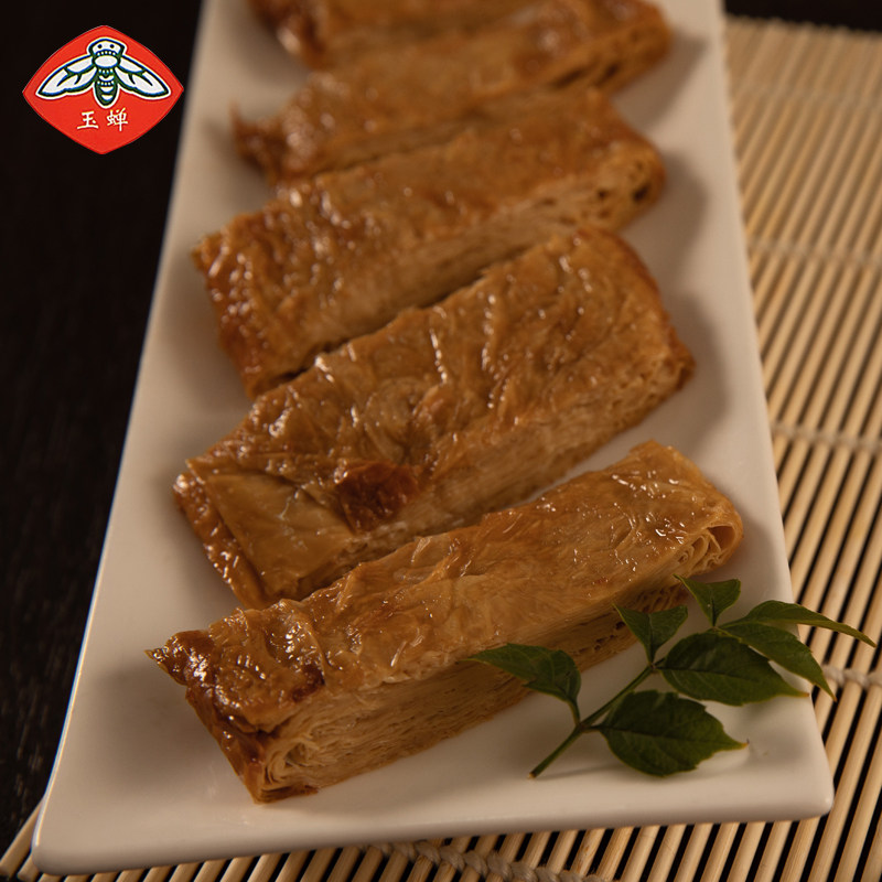 杭州特产玉蝉素烧鹅素食大豆制品防荤素食素鸭200g/包 开袋即食