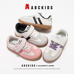 子女童阿甘鞋 Abckids童鞋 德训鞋 2025春秋新款 儿童韩版 百搭运动鞋