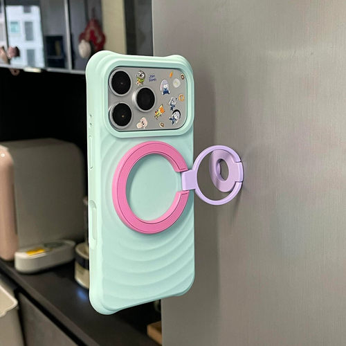 多巴胺双面磁吸手机支架桌面便携可折叠强力指环懒人拍照追剧神器