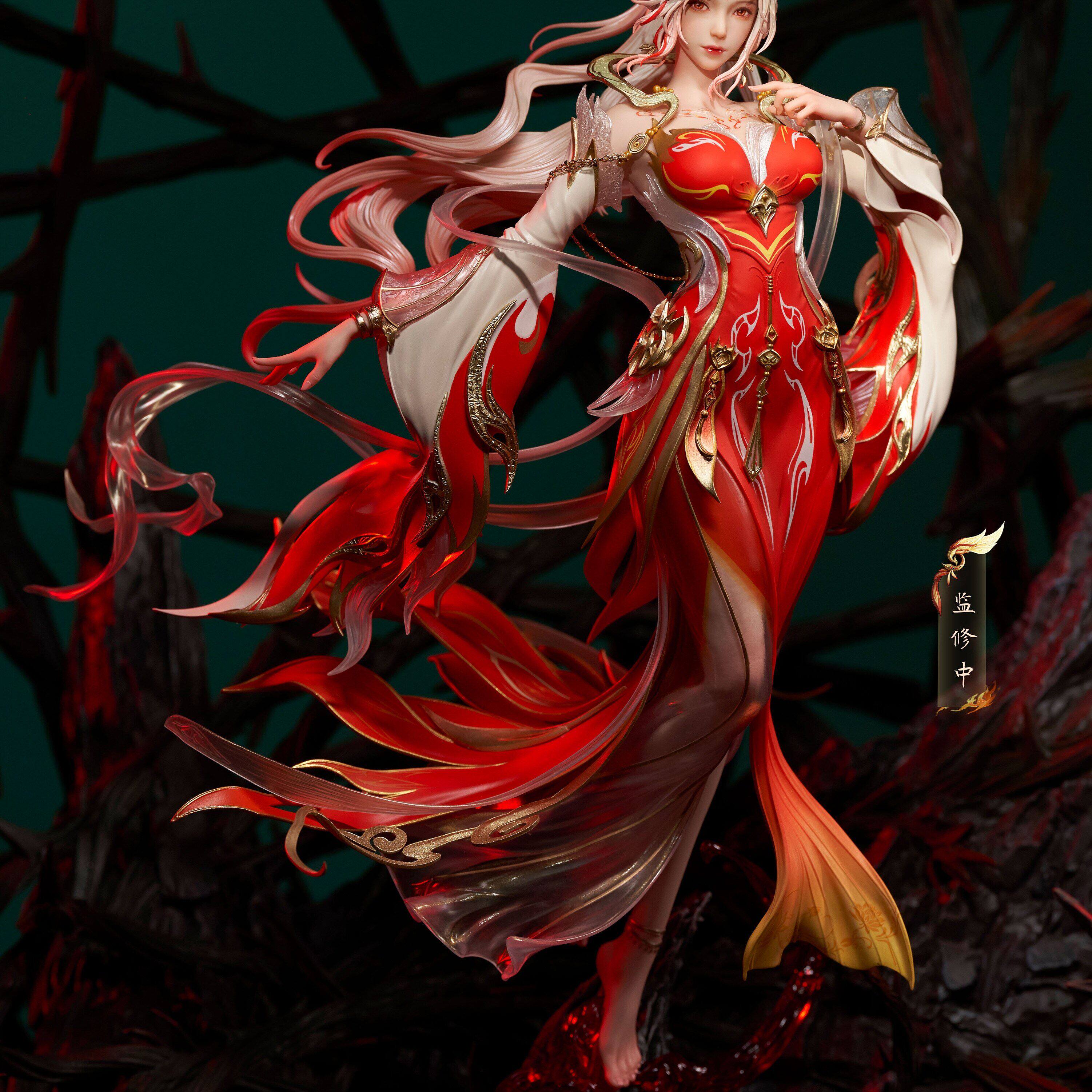 【阅文好物】否极X完美世界动画剧场版 火灵儿1/6手办雕像图片