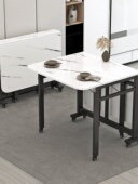 家庭小户型可移动折叠餐桌实木多功能超薄安装 免餐桌厨房餐桌