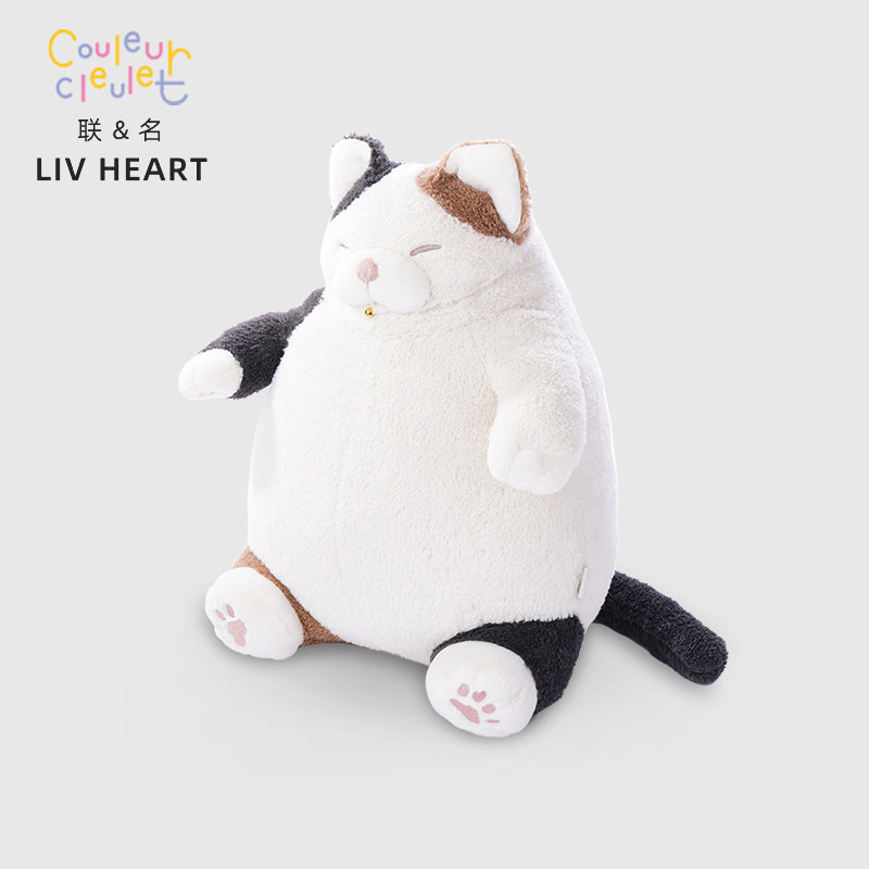 联名LIVHEART茶米猫毛绒玩具睡觉抱枕猫咪玩偶娃娃公仔生日礼物女,玩具/童车/益智/积木/模型,毛绒/玩偶/公仔/布艺类玩具,淘宝优惠券,粉丝福利购,淘宝优惠卷