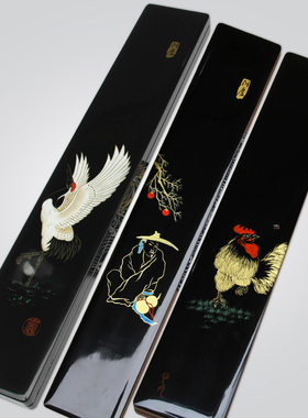 阿卢浮漂盒手绘浮标盒鱼漂盒56CM30支装52CM14支装垂钓鱼官方