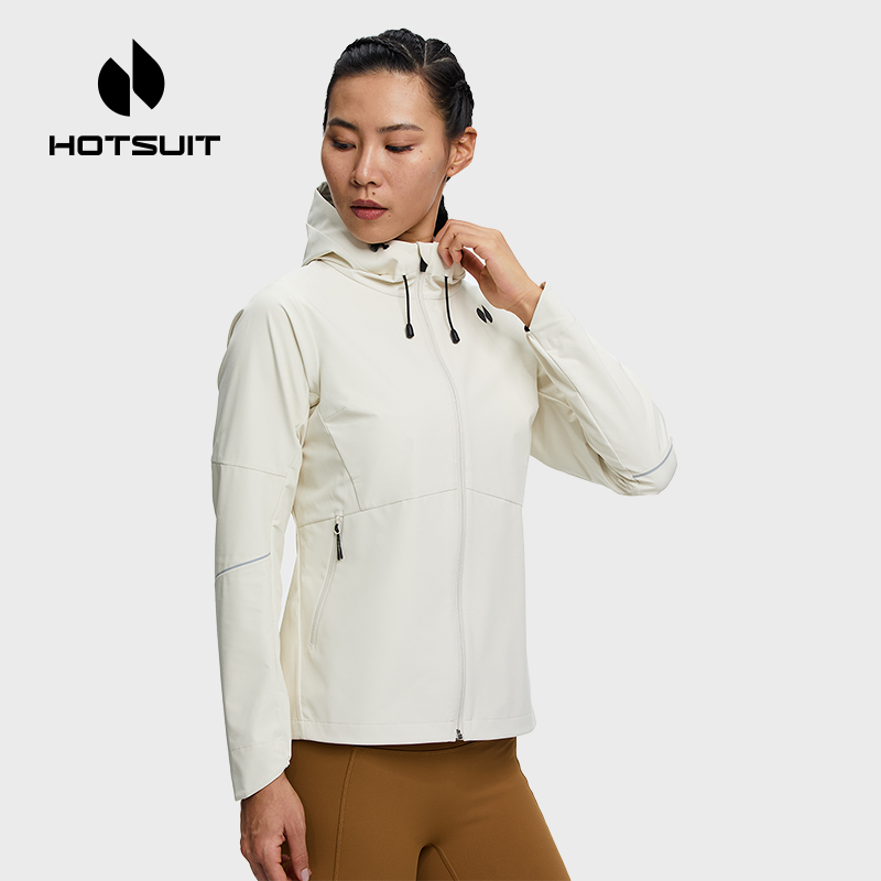 hotsuit后秀运动风衣女2024秋季新款户外防风防泼水跑步休闲外套