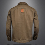 高端新款时尚潮牌简约休闲夹克男外套翻领上衣D218-JK729-P135，男装夹克，电商D218